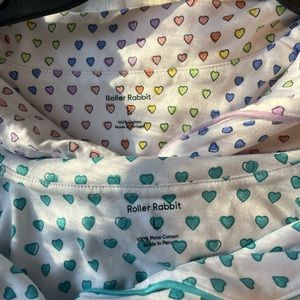 Roller rabbit pajama top bundle!!